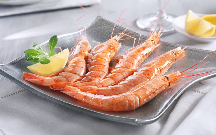 Crevettes rouges d’Argentine entières (Numéro d’article 08555)