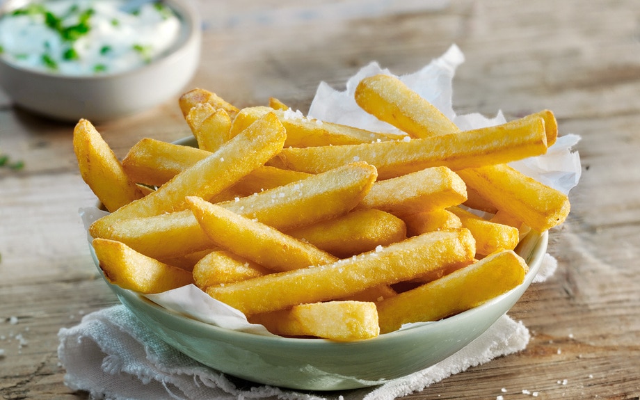 Plateau à frites A13 kraft / blanc BIO (400 pièces) - Grossiste  Compliment.nl