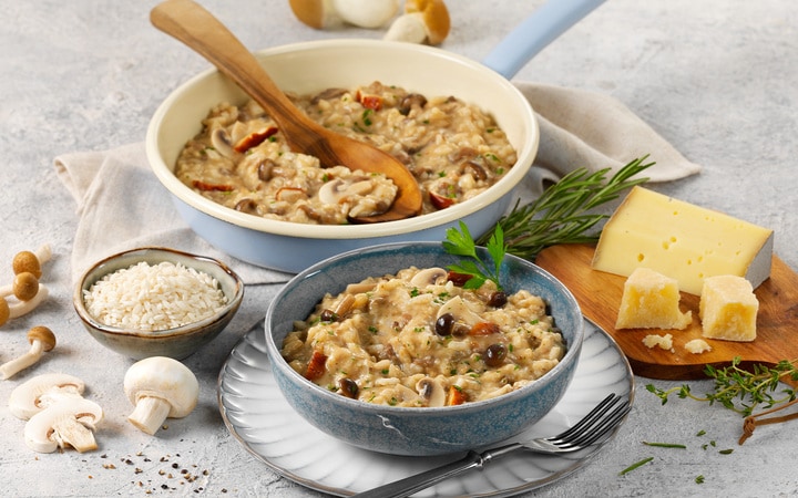 Risotto aux champignons et Grana Padano DOP (Numéro d’article 16294)